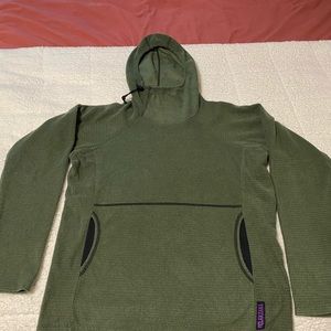 Men’s Medium - Melanzana Micro grid Hoodie - Thyme